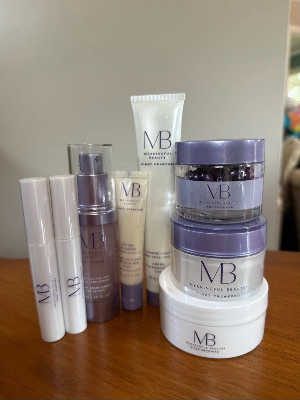 Meaningful Beauty Skincare Collection in Lavender and White